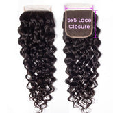 Exotic Curly (Wet & Wavy) 5x5 HD Closures